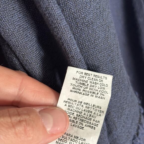 Karen Kane Cardigan Jacket XL Linen Cotton Frayed Asymmetric Lagenlook‎ Artsy - Picture 7 of 10